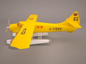 otter aircraft Model 3D