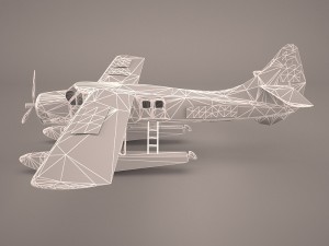 otter aircraft Model 3D