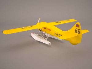 otter aircraft Model 3D
