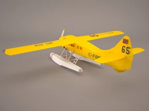 otter aircraft 3D Model