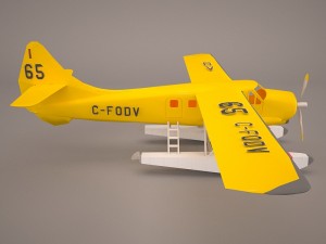 otter aircraft Model 3D