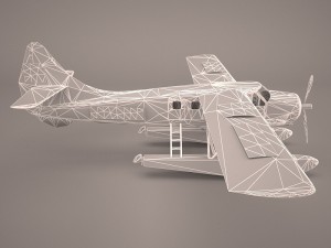 otter aircraft Model 3D