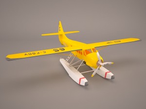 otter aircraft Model 3D