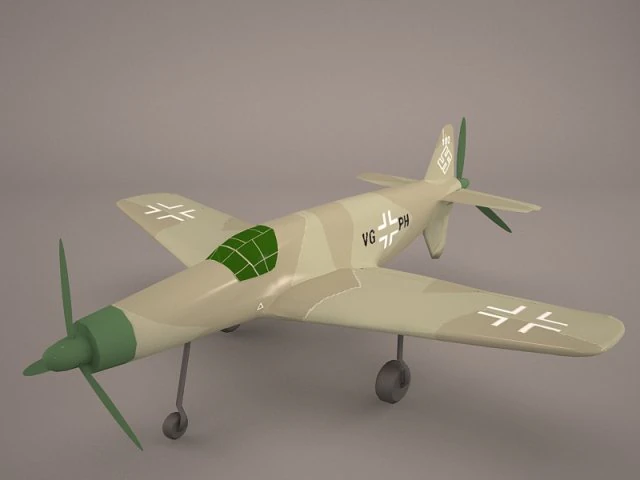 dornier do 335a 12 3D Model .c4d .max .obj .3ds .fbx .stl .blend