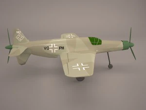 dornier do 335a 12 3D Model