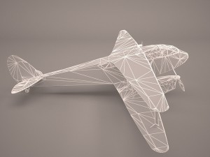 the consolidated model 14 fleet biplane Model 3D