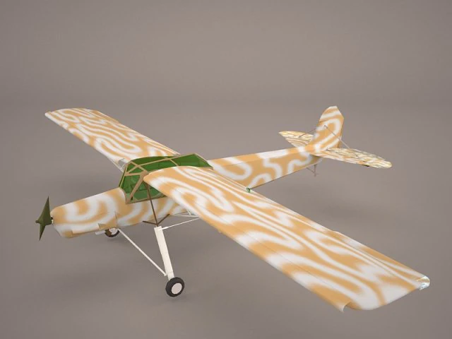 fieseler storch fi 156 3D Model .c4d .max .obj .3ds .fbx .stl .blend 
