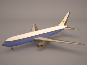 boeing 767-8i lufthansa 3D Model