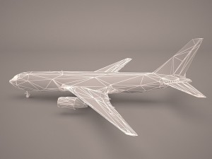 boeing 767-8i lufthansa 3D Model