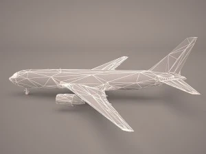 boeing 767-8i lufthansa 3D Model