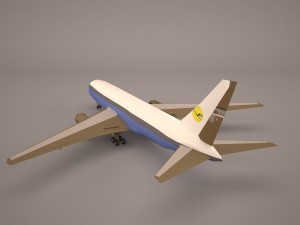 boeing 767-8i lufthansa 3D Model