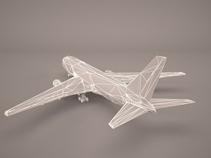 boeing 767-8i lufthansa 3D Model