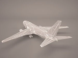 boeing 767-8i lufthansa 3D Model