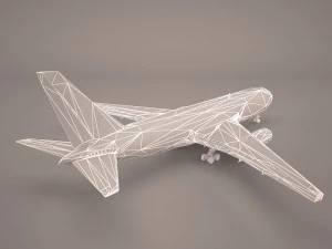 boeing 767-8i lufthansa 3D Model