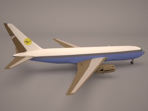 boeing 767-8i lufthansa 3D Model