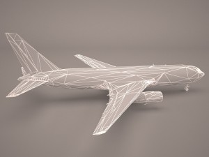 boeing 767-8i lufthansa 3D Model