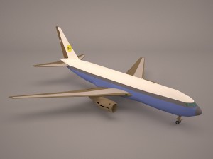 boeing 767-8i lufthansa 3D Model