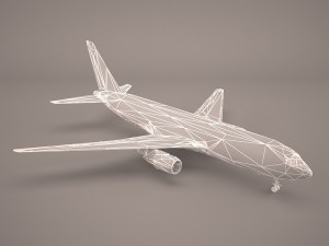 boeing 767-8i lufthansa 3D Model