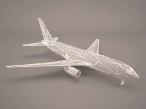 boeing 767-8i lufthansa 3D Model