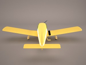 civil utility aircraft beechcraft bonanza s35 v tail 3D Модель