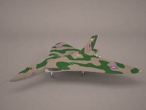 aircraft avro vulcan 3D मॉडल