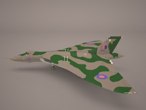 aircraft avro vulcan 3D Model