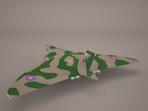 aircraft avro vulcan 3D Model