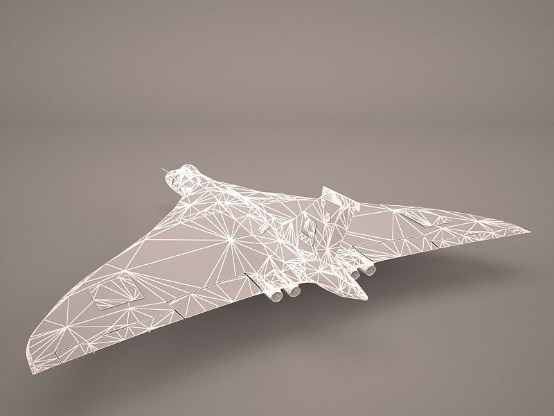 Aircraft Avro Vulcan 3D Model in Fighter 3DExport