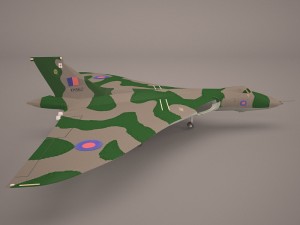 aircraft avro vulcan 3D Model