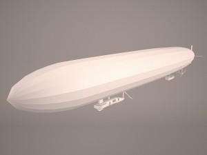 hindenburg airship 3D Модель
