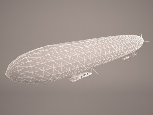 hindenburg airship 3D Модель