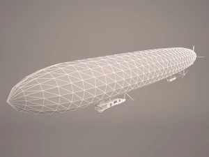 hindenburg airship 3D Model