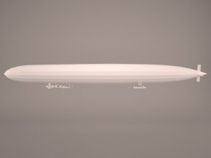 hindenburg airship 3D Модель