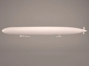hindenburg airship 3D Model