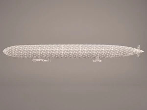 hindenburg airship 3D Model
