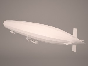 hindenburg airship 3D Модель