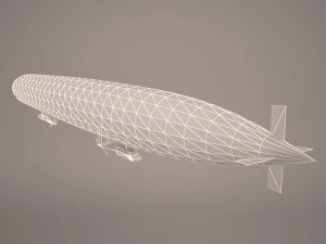 hindenburg airship 3D Model