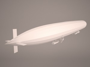 hindenburg airship 3D Модель