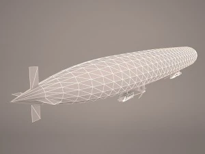 hindenburg airship 3D Model