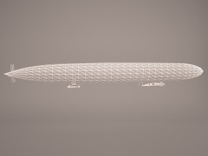 hindenburg airship 3D Модель