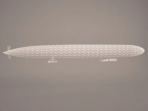 hindenburg airship 3D Model