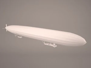 hindenburg airship 3D Model