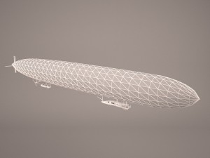 hindenburg airship 3D Модель