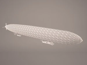 hindenburg airship 3D Model