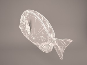 blue tang fish 3D Model