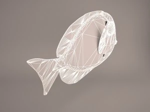blue tang fish 3D Model