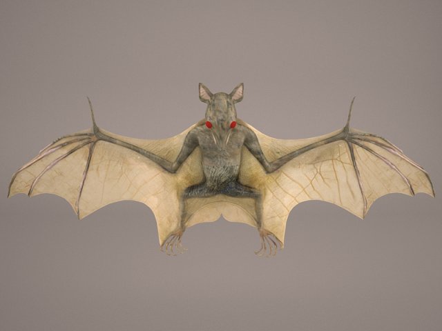 vampire bat Modelo 3D .c4d .max .obj .3ds .fbx .stl .blend 