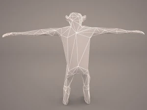 chimpanzee 3D Model