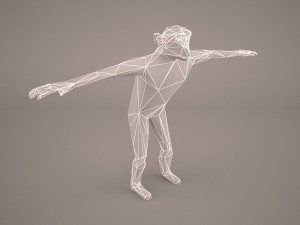 chimpanzee 3D मॉडल