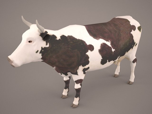 cow 3d model Modello 3D .c4d .max .obj .3ds .fbx .stl .blend 